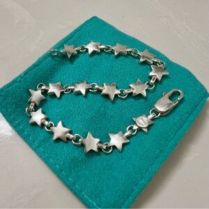 ⭐️ Tiffany & Co. Sterling Silver Star Link Bracelet